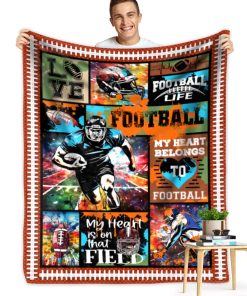 Manta de Fútbol Regalos de Fútbol para Hombres y Niños