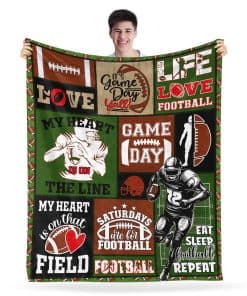 Manta de Fútbol Regalos de Fútbol para Niños Hombres