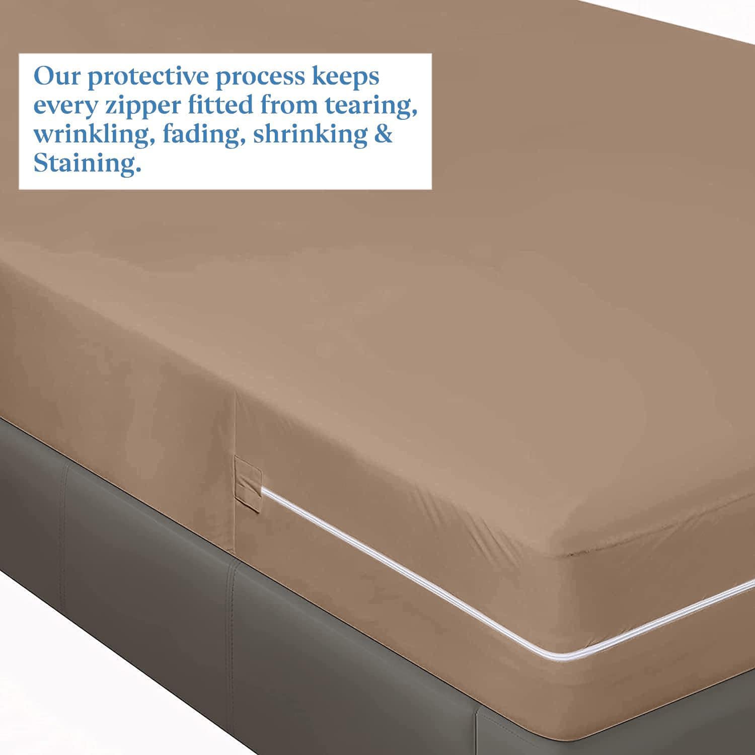 Sábana Ajustable con Cierre - Sábana Ajustable Tamaño King - Imagen 6