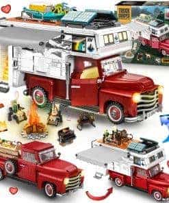 Bloque de Construcción de Furgoneta Zylvoxia para Adultos,