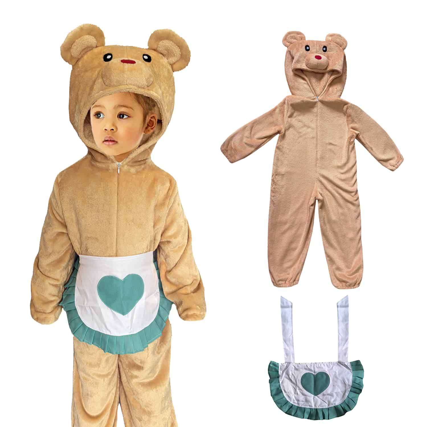 Disfraz de Oso Lindo con Delantal para Niños - Traje de