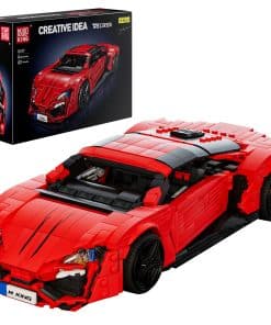 Modelo de automóvil deportivo super Mould King MOC con 1311