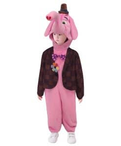 Disfraz Cosplay de Elefante Rosa para Niños con Abrigo y