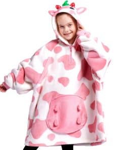 Manta con capucha Giggling Getup Strawberry Cow - Manta
