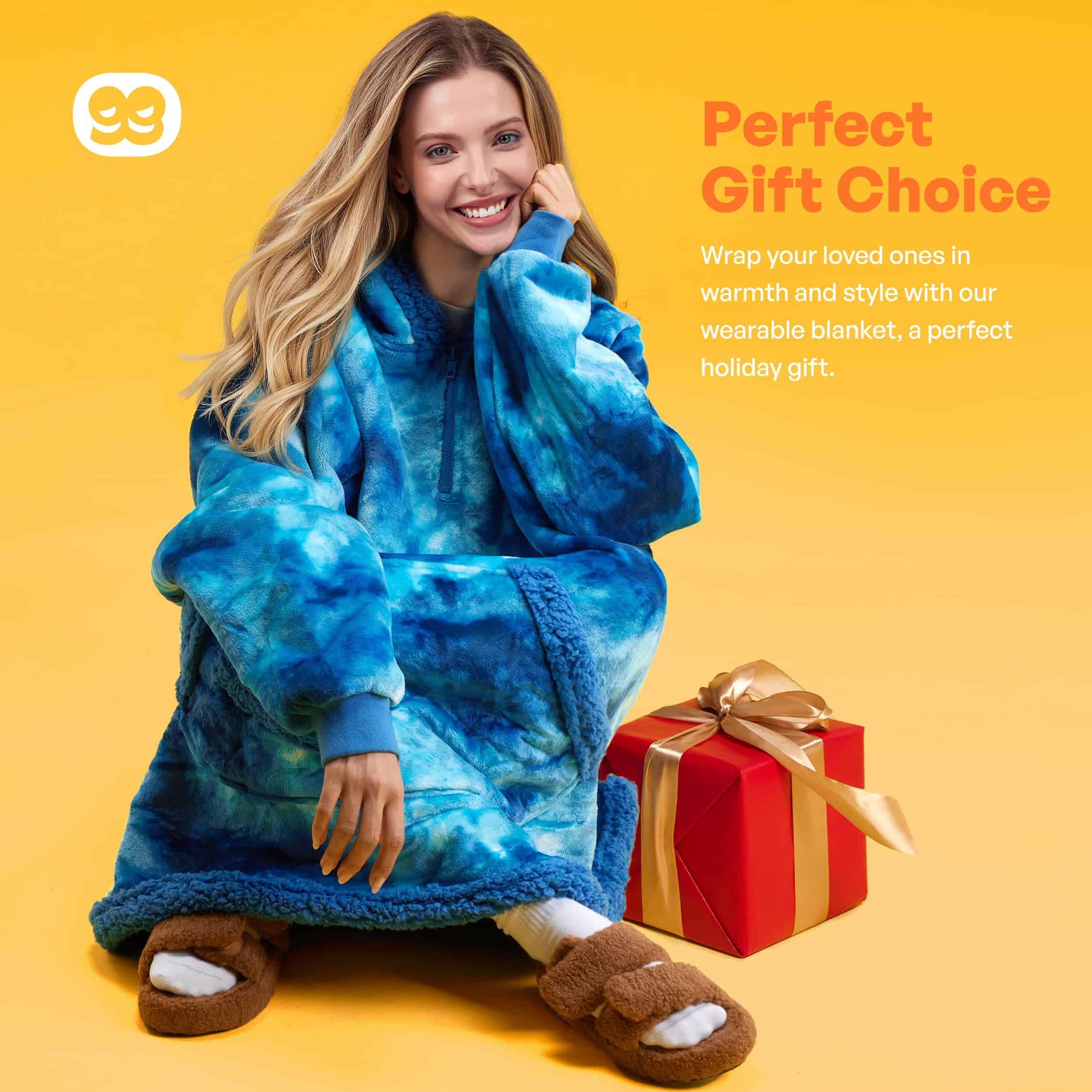 Manta con Capucha Giggling Getup para Mujeres Hombres - - Imagen 8