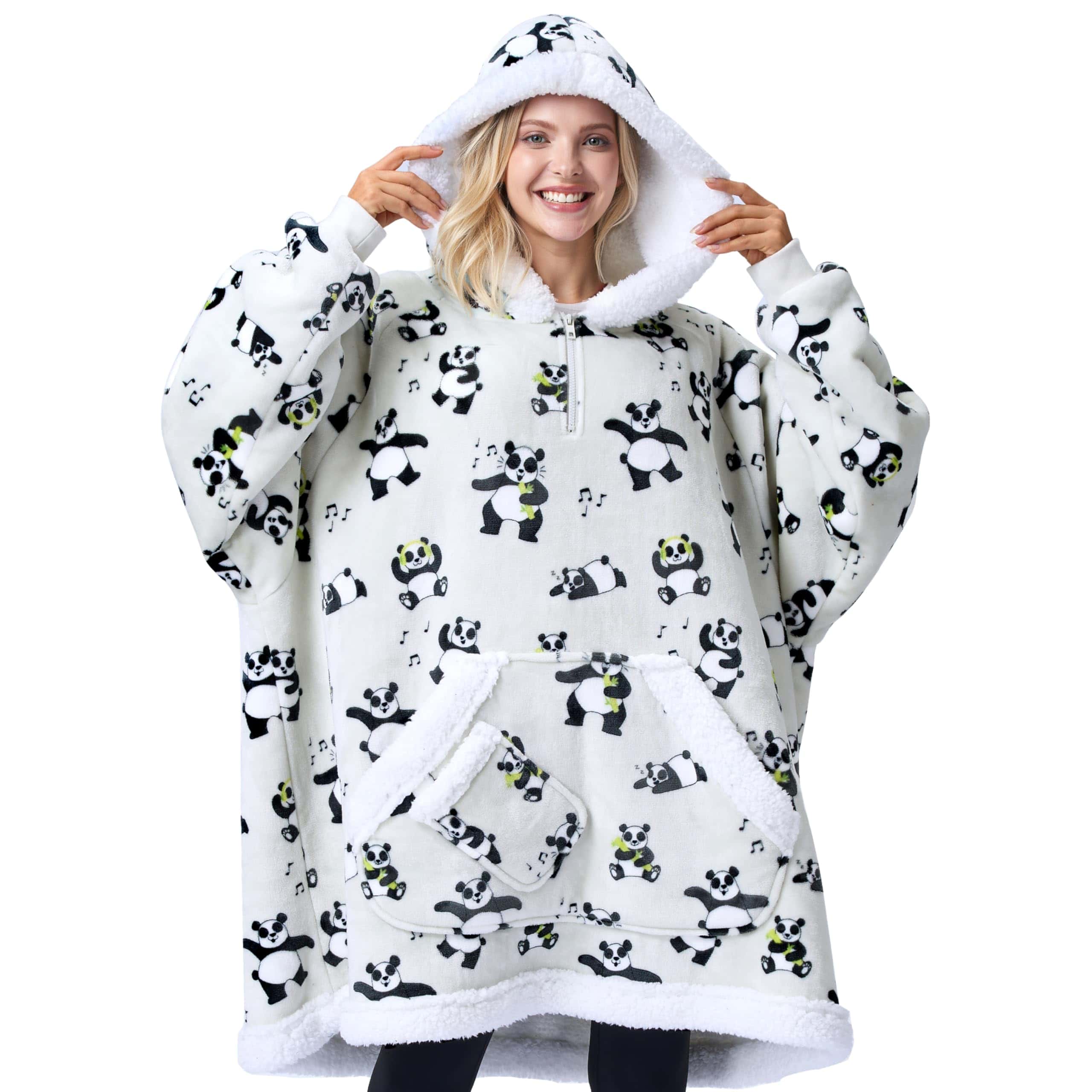 Manta con capucha Giggle Getup para mujer y hombre -
