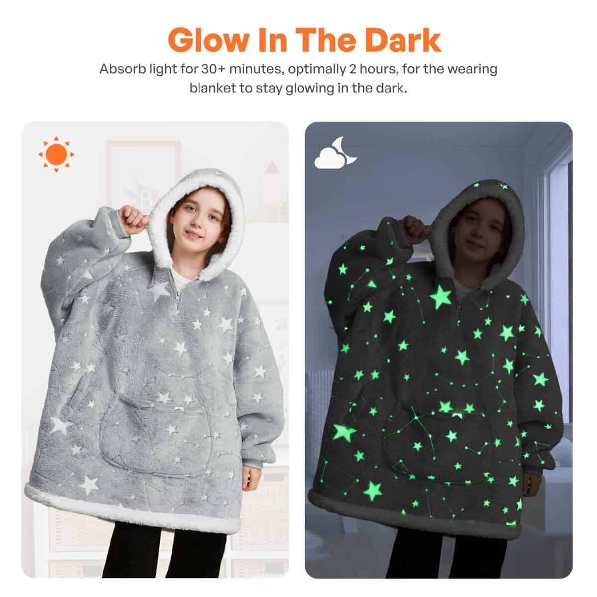 Manta con capucha Giggling Getup Glow in The Dark para - Imagen 3