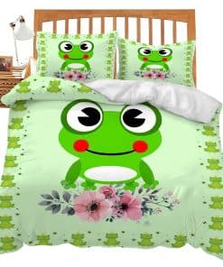 Set de Ropa de Cama de Sapo Juego de Confort de Tema de