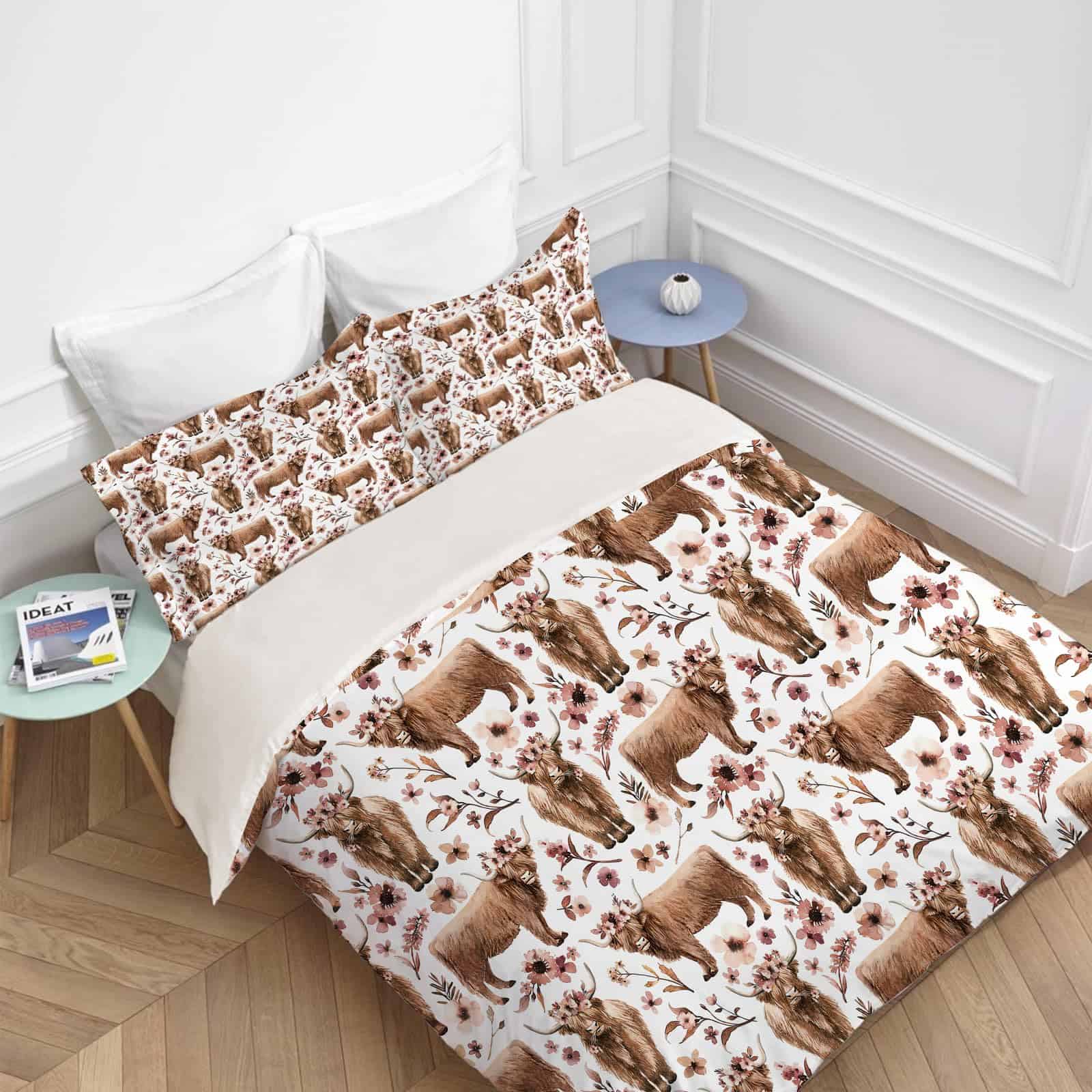 Juego de Funda de Edredón de Vaca Highland Juego de - Imagen 7