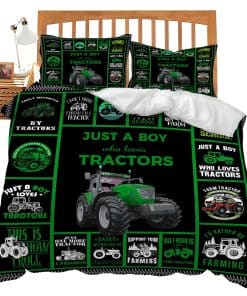 Juego de Ropa de Cama de Tractor Solo un Niño Que Ama los