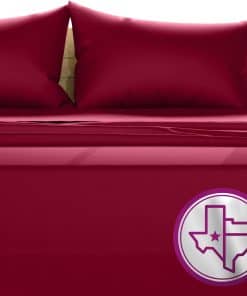 Juego de Sábanas 100% Algodón Egipcio -Borgoña