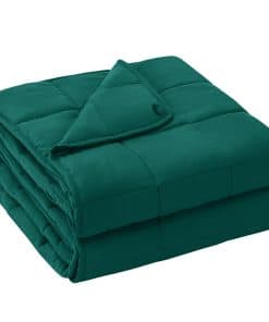 Manta ponderada yescool para adultos (10 -Verde Oscuro