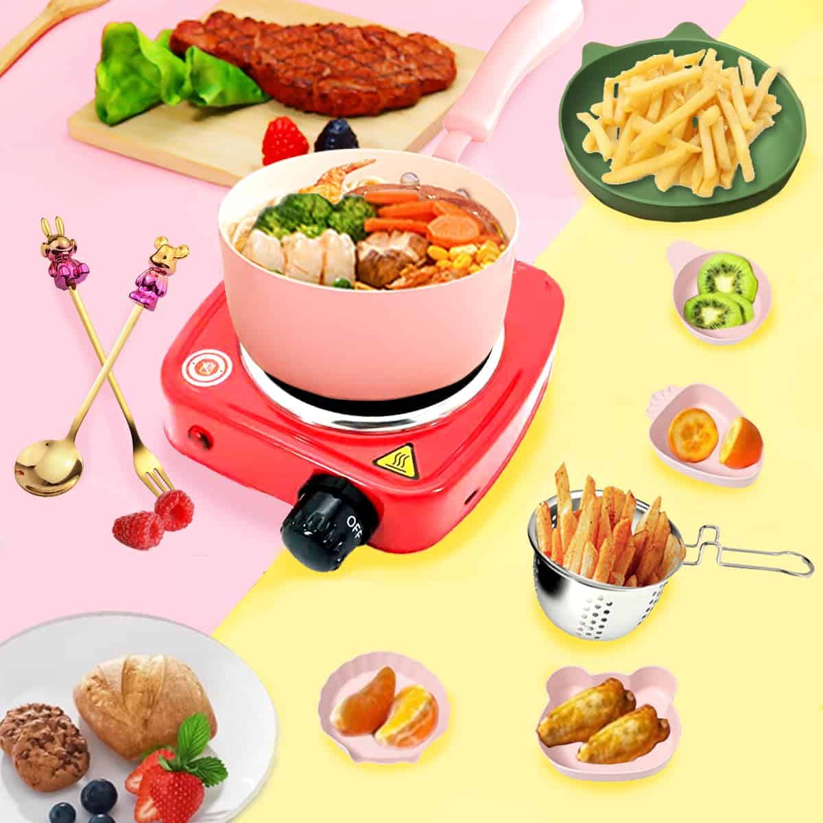 Set de Cocina y Kit de Hornear para Niños Junior Tiny Real - Imagen 4