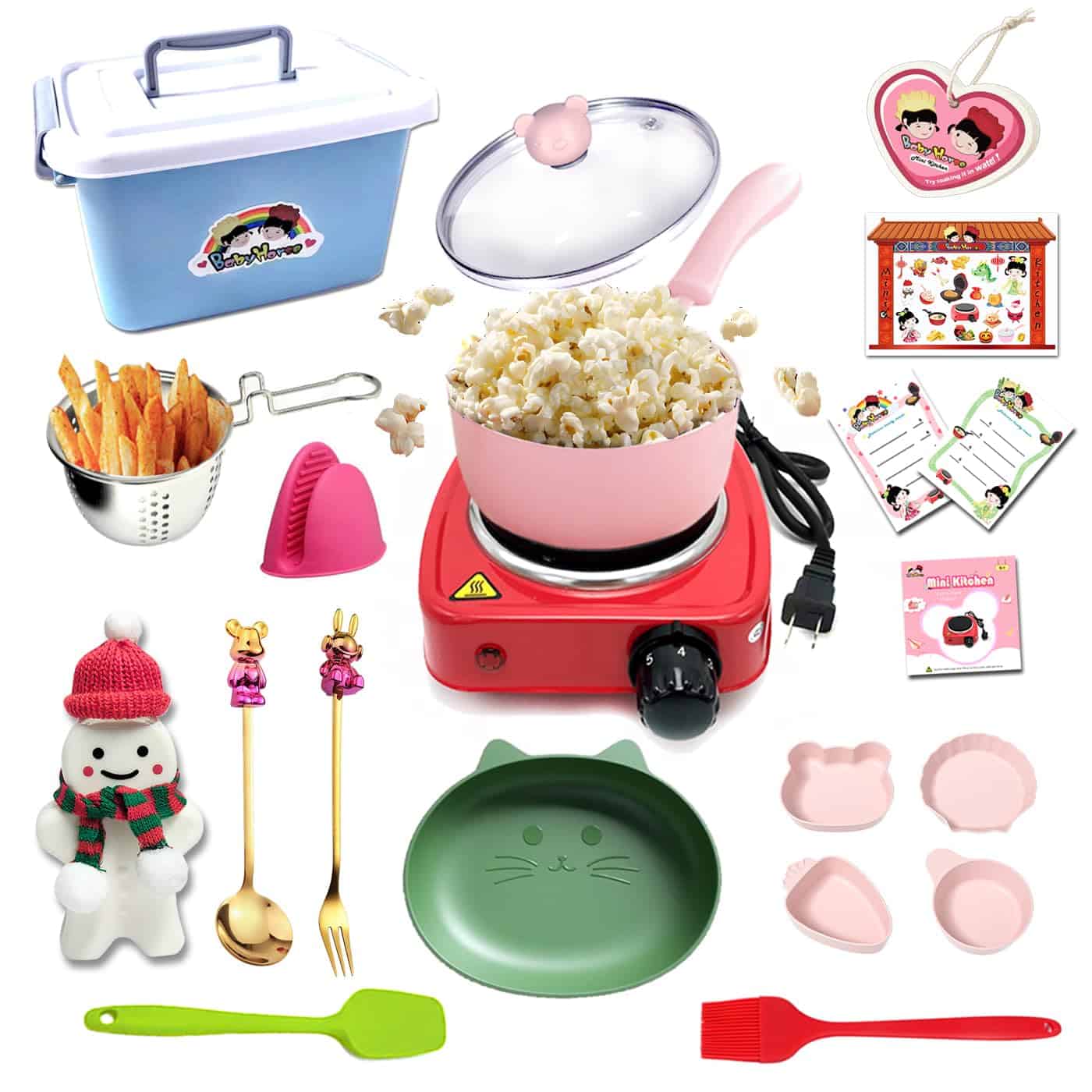 Set de Cocina y Kit de Hornear para Niños Junior Tiny Real