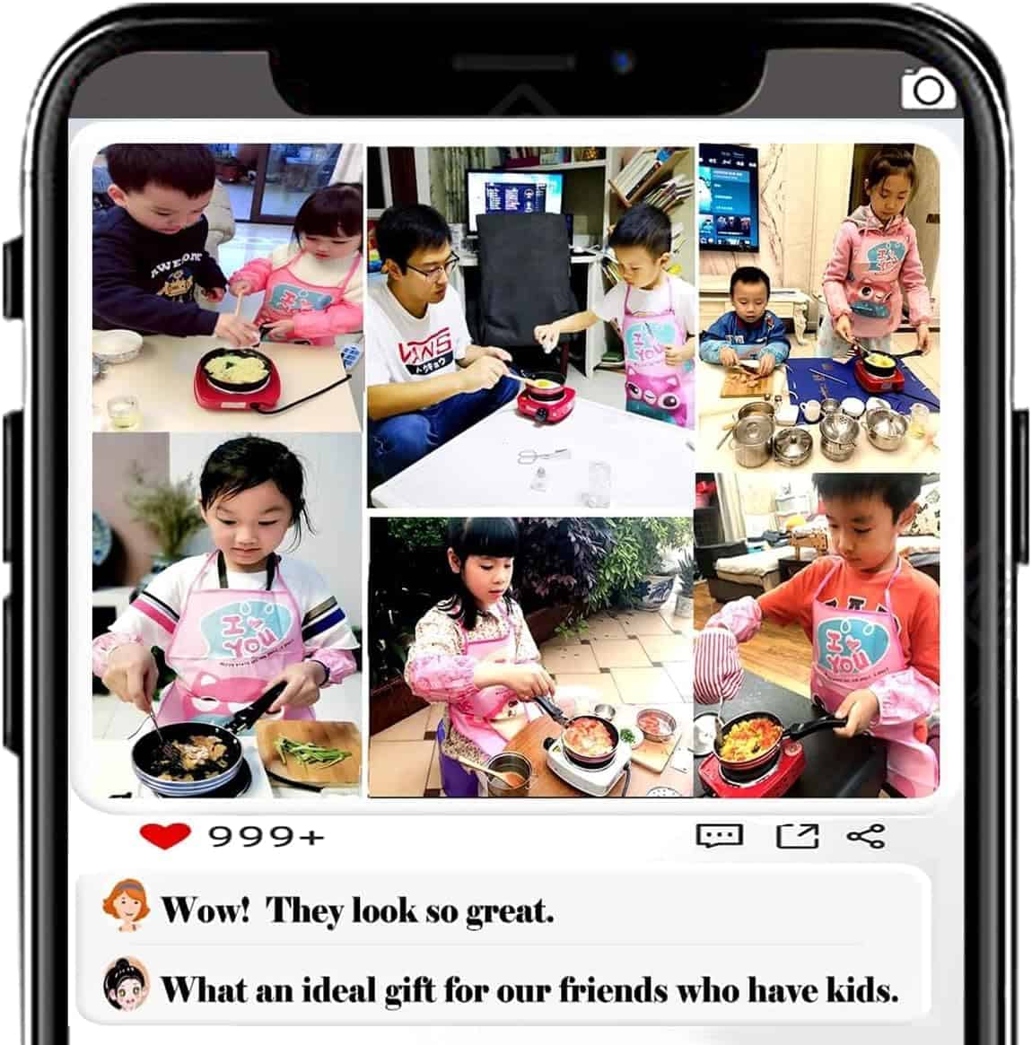 Set de Cocina y Kit de Hornear para Niños Junior Tiny Real - Imagen 7