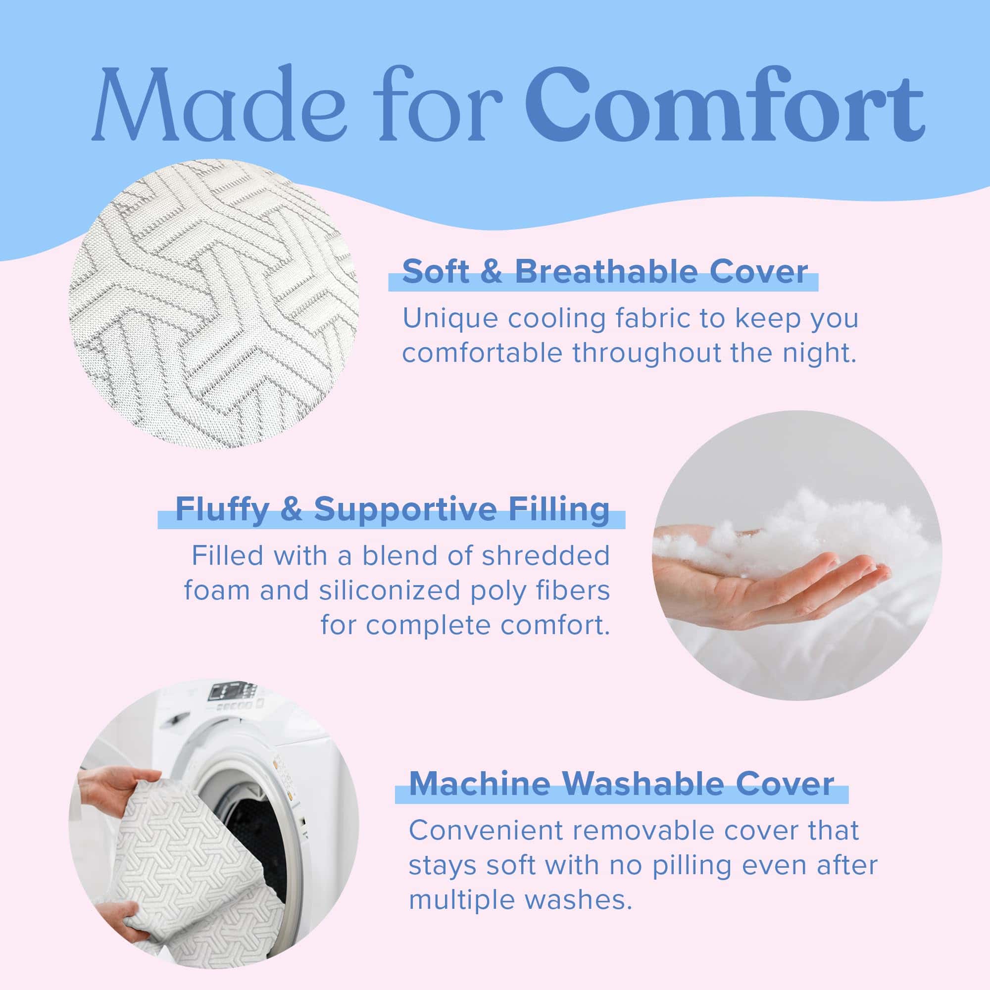 Almohada corporal refrigerante en forma de C de Imaginarium - Imagen 4