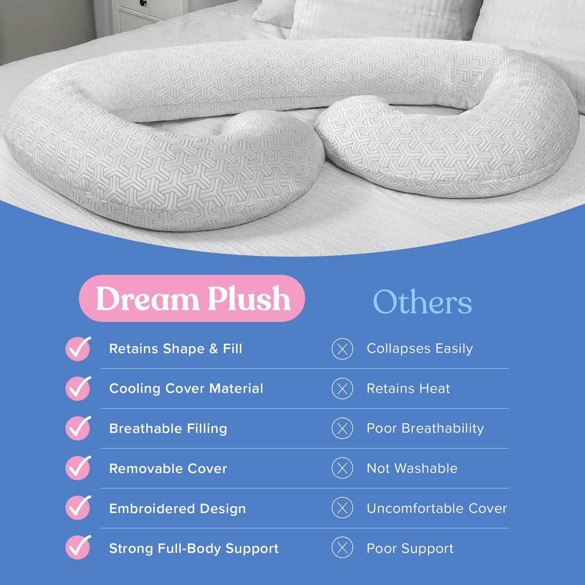 Almohada corporal refrigerante en forma de C de Imaginarium - Imagen 7