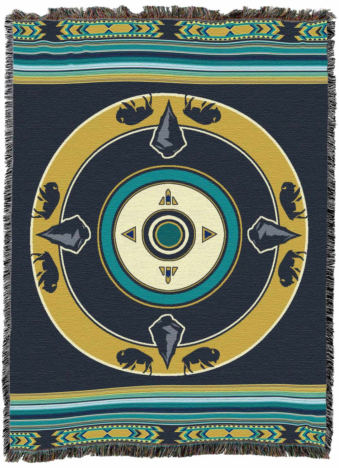 Manta Pure Country Weavers Call of The Wild Lakes - - Imagen 3