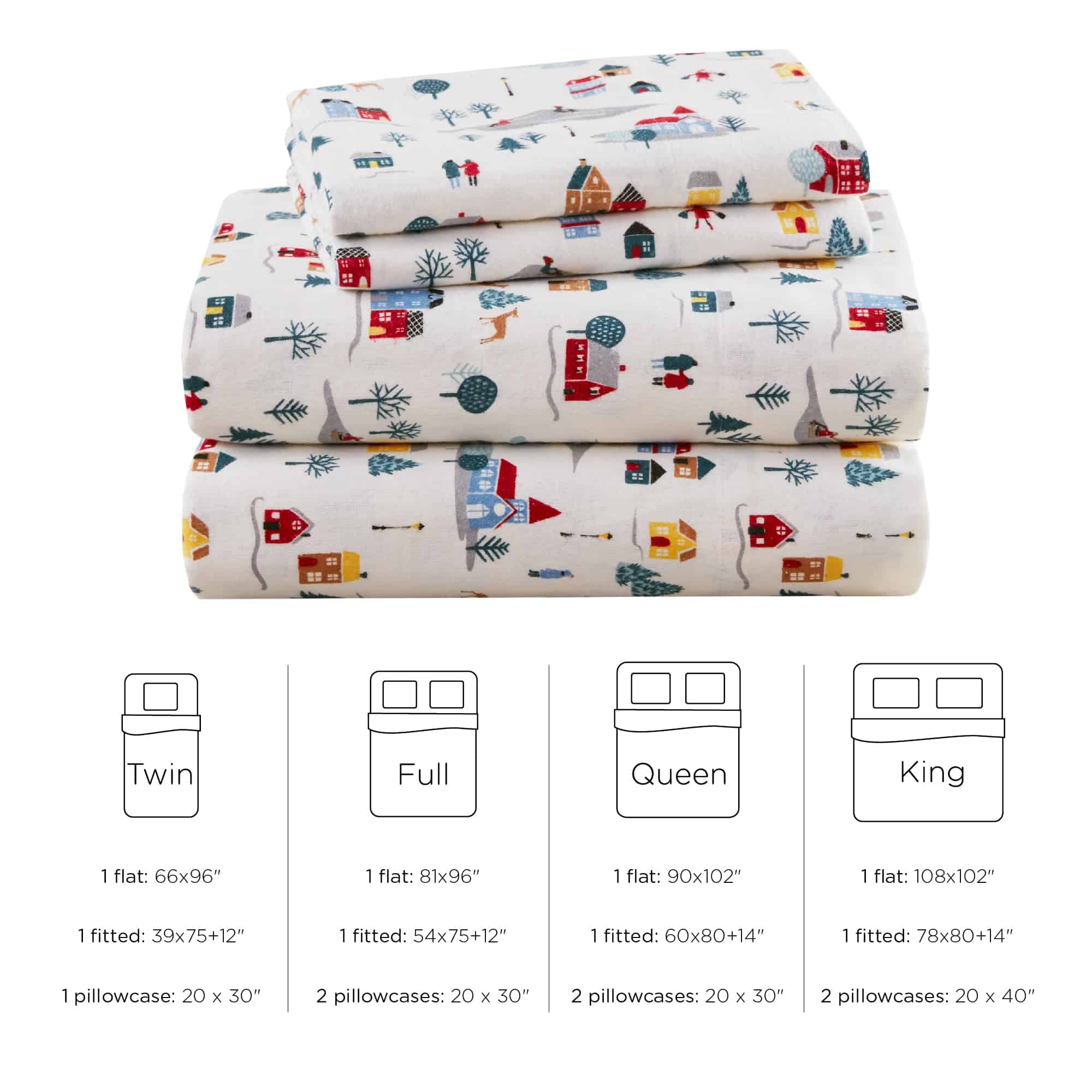 Juego de Sábanas de Franela Codi Tamaño Twin- 3 Piezas - Imagen 9