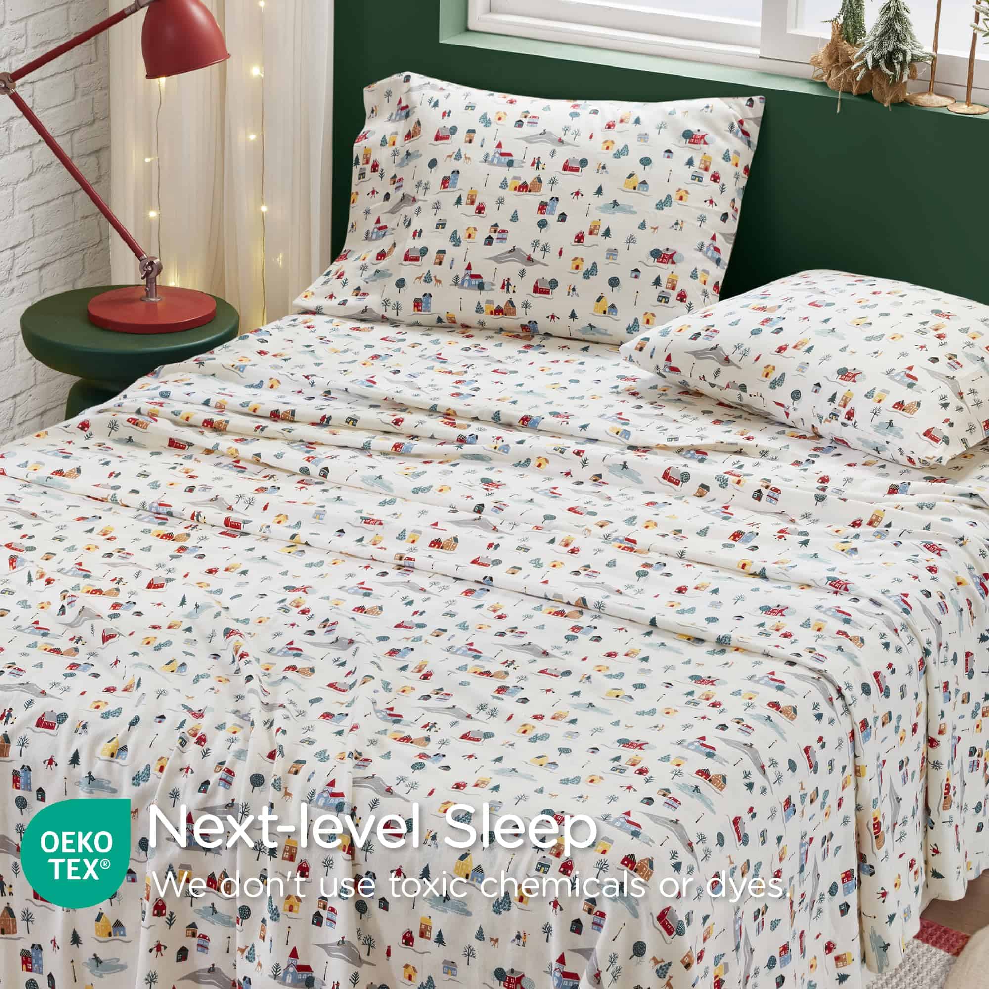 Juego de Sábanas de Franela Codi Tamaño Twin- 3 Piezas - Imagen 6