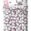 Juego de sábanas Hello Kitty Pink Stripes & Hearts para