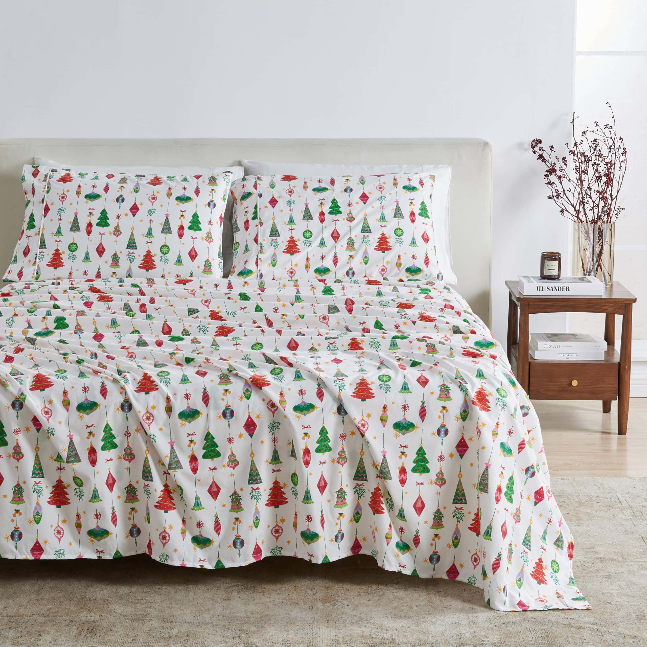 Juego de Sábanas de Microfibra Tamaño Queen -Adorno Centelle