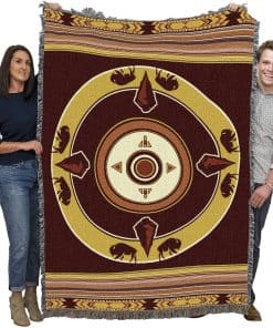 Manta tejida Pure Country Weavers Call of The Wild Clay -