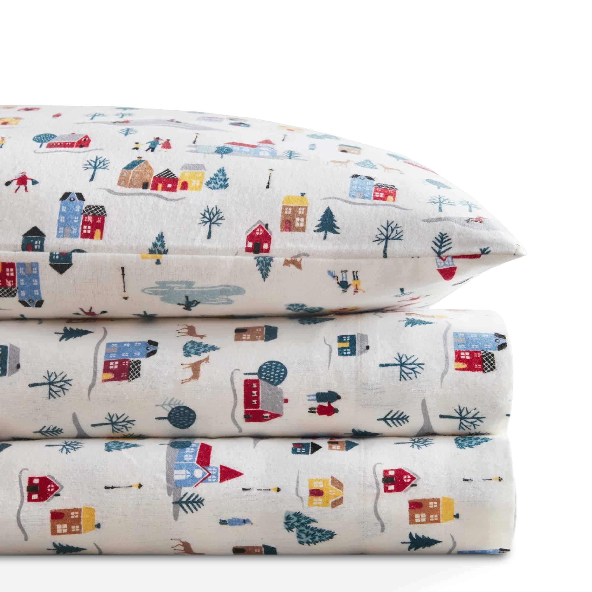 Juego de Sábanas de Franela Codi Tamaño Twin- 3 Piezas