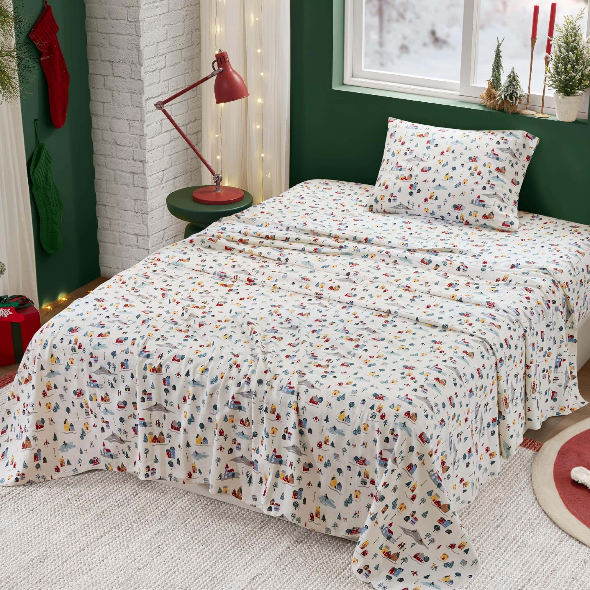 Juego de Sábanas de Franela Codi Tamaño Twin- 3 Piezas - Imagen 3