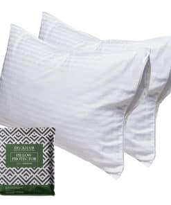 Protector de Almohada Blanco Beckham Hotel Collection Queen