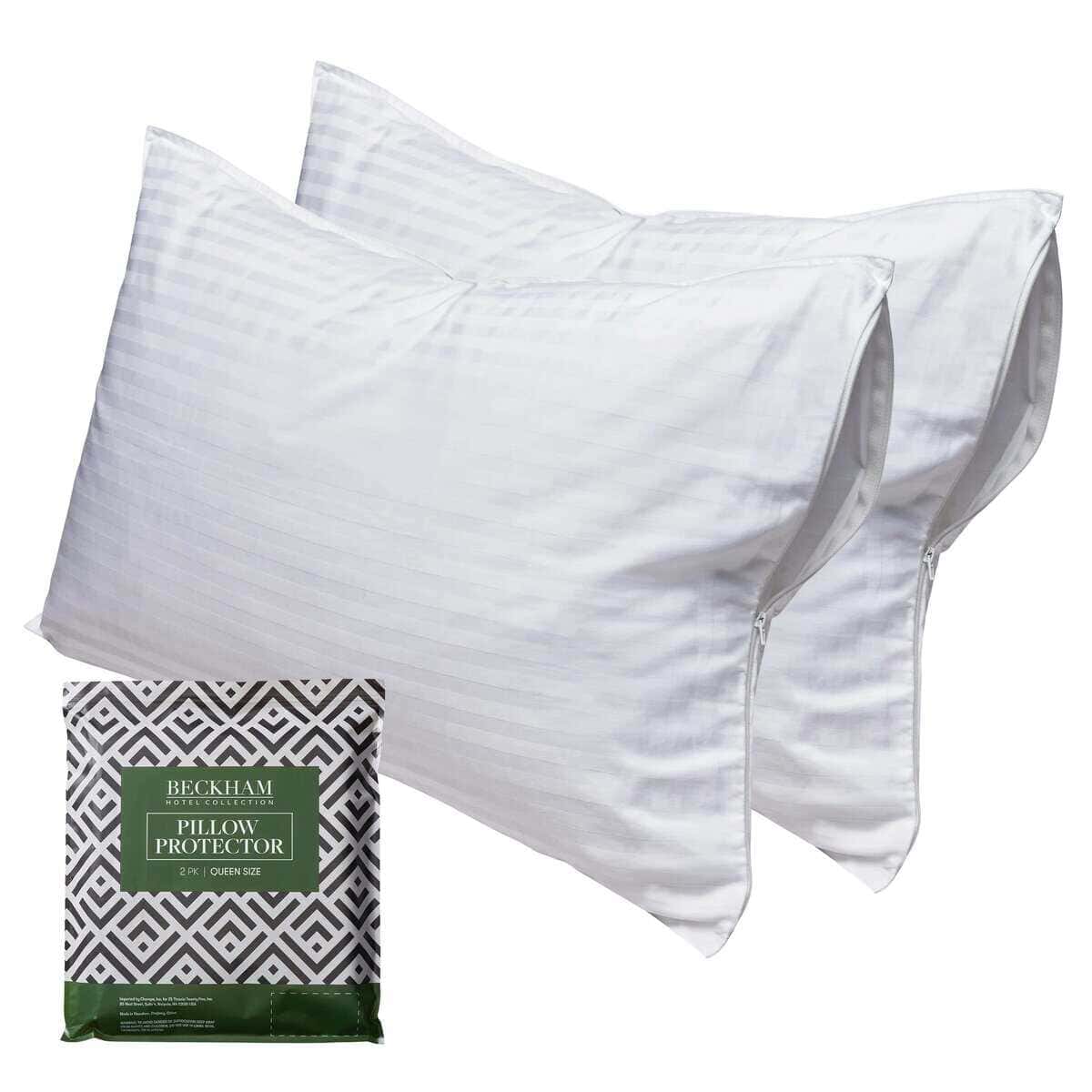 Protector de Almohada Blanco Beckham Hotel Collection Queen