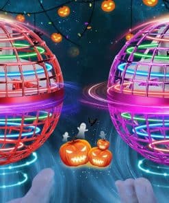 Juguete de Bola Voladora Espacial Mágica con LED, Bola