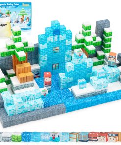 Conjunto de 130 Piezas de Bloques Magnéticos para Construir