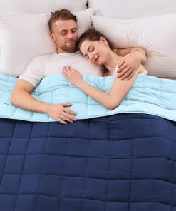 Manta ponderada yescool para adultos (25 lb, -Azul Marino y