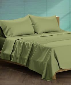 Juego de sábanas de algodón egipcio 100% - Tamaño