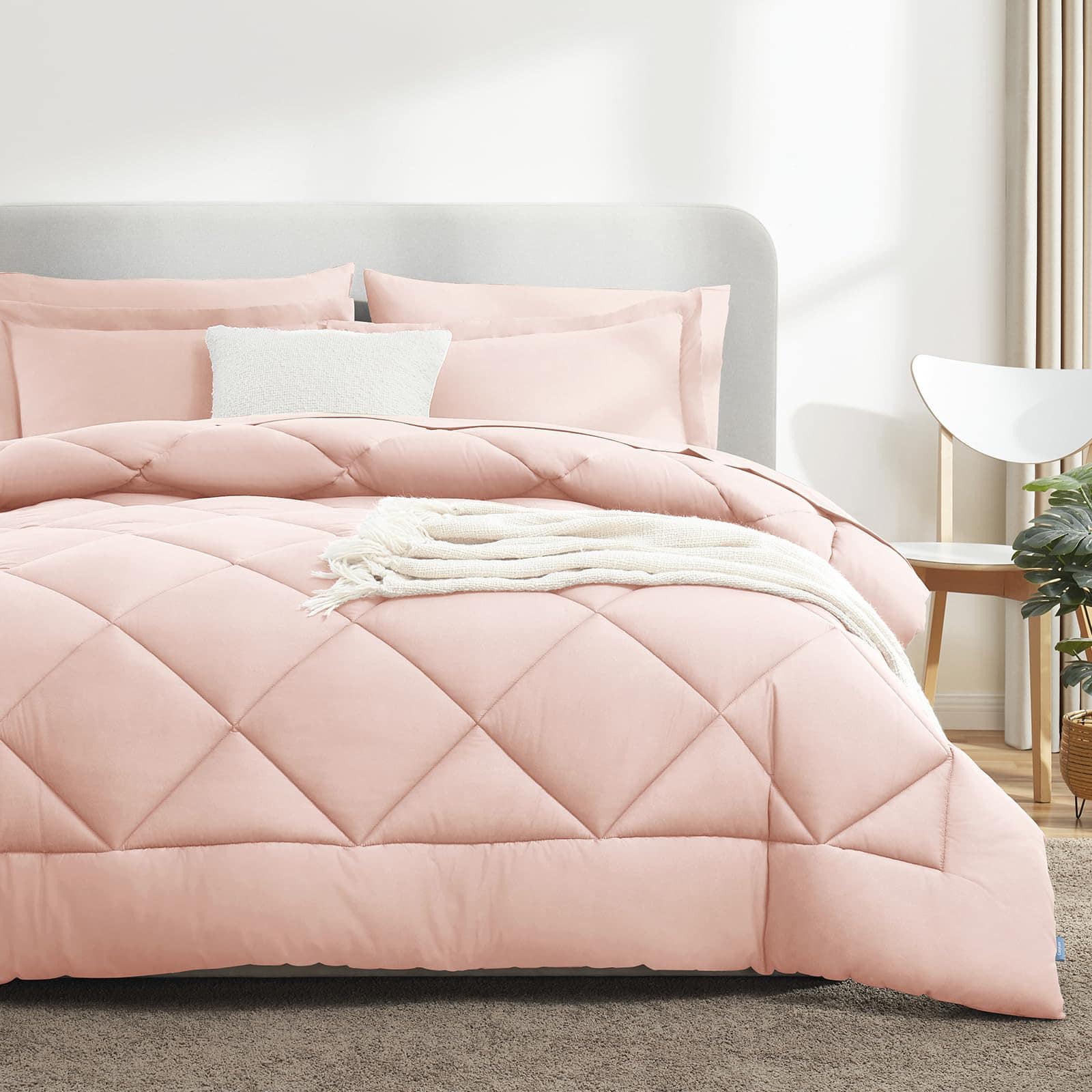 Juego de Edredón Completo CozyLux con Sábanas 7 Piezas de - Imagen 8