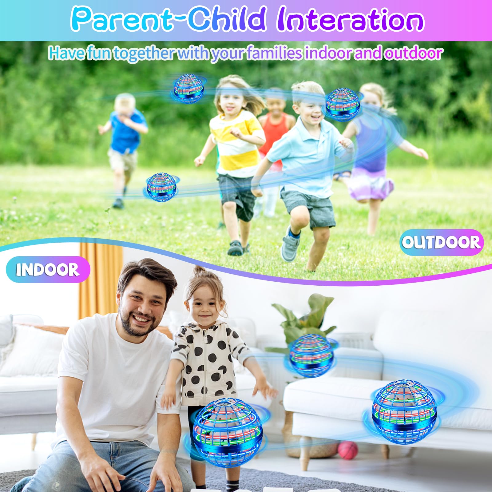 Juguete de Bola de Globo de Desplazamiento 2 Paquetes - Imagen 5