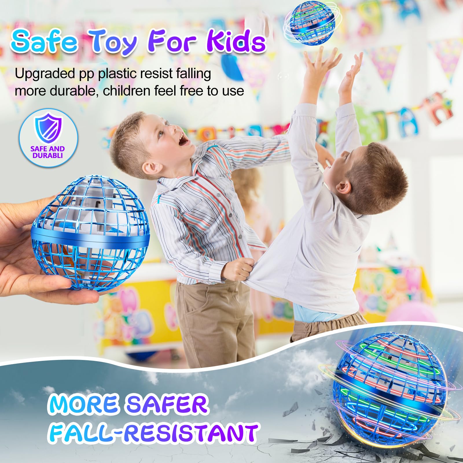 Juguete de Bola de Globo de Desplazamiento 2 Paquetes - Imagen 4