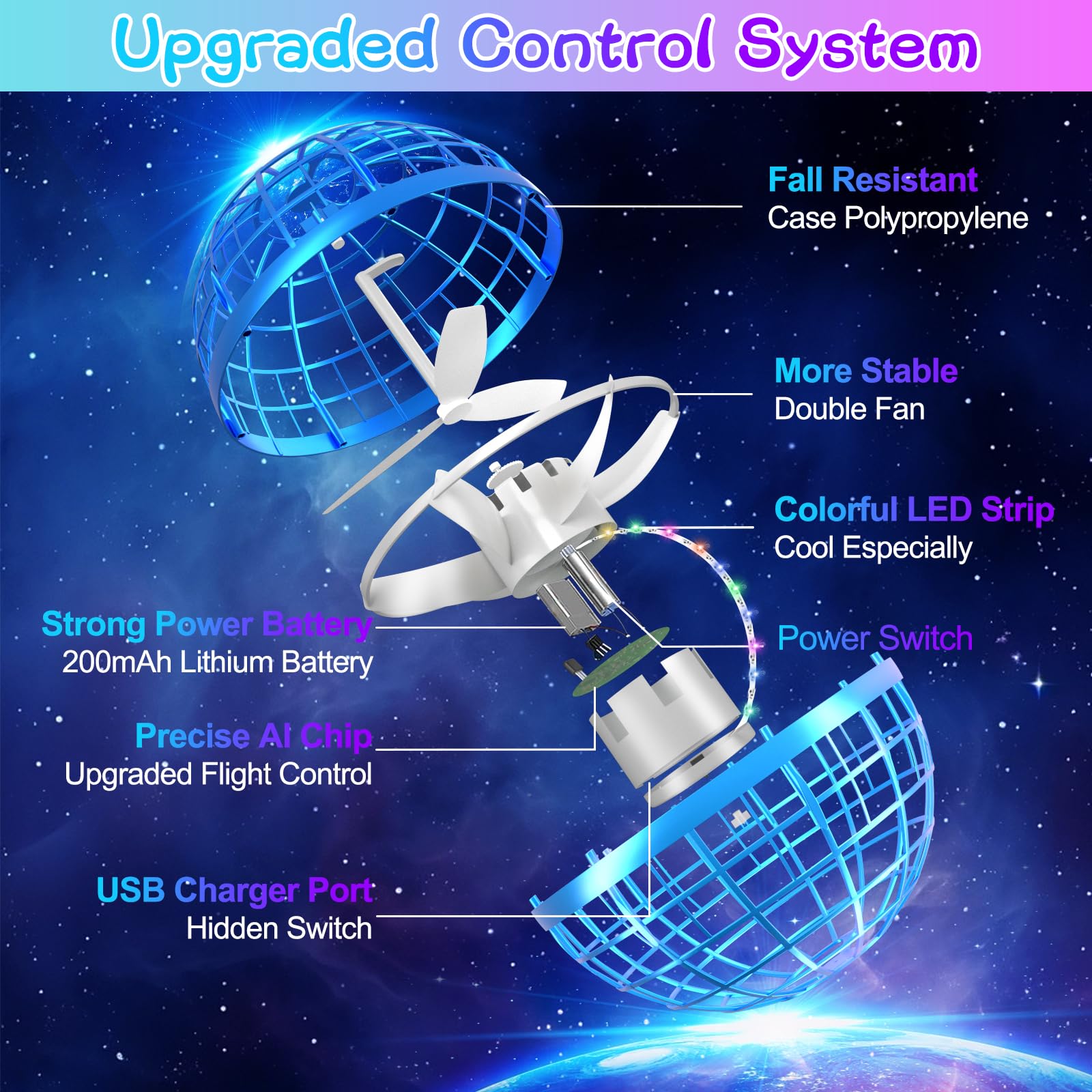 Juguete de Bola de Globo de Desplazamiento 2 Paquetes - Imagen 3