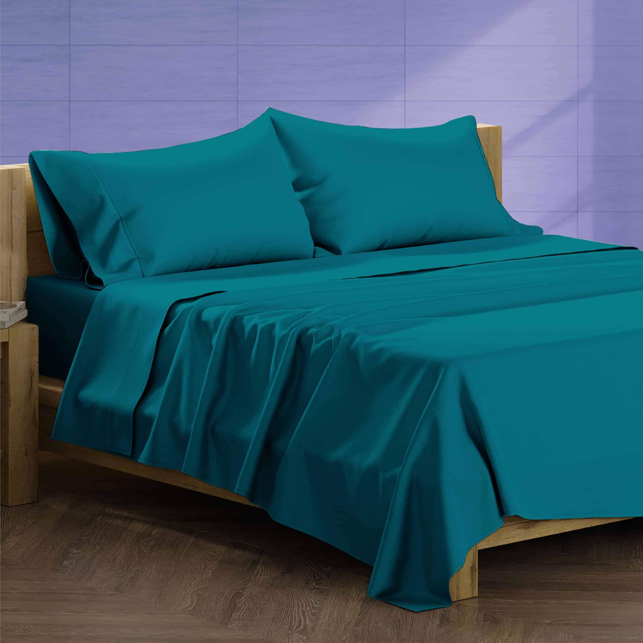 Juego de Sábanas de Algodón Egipcio 100% XOOX Linen Queen