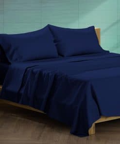 Juego de Sábanas de Algodón Egipcio 100% XOOX para Cama