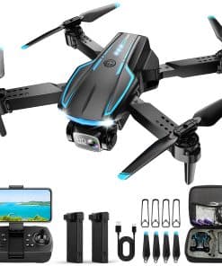 Mini Drone con Cámara, Drone FPV Plegable con Altitud