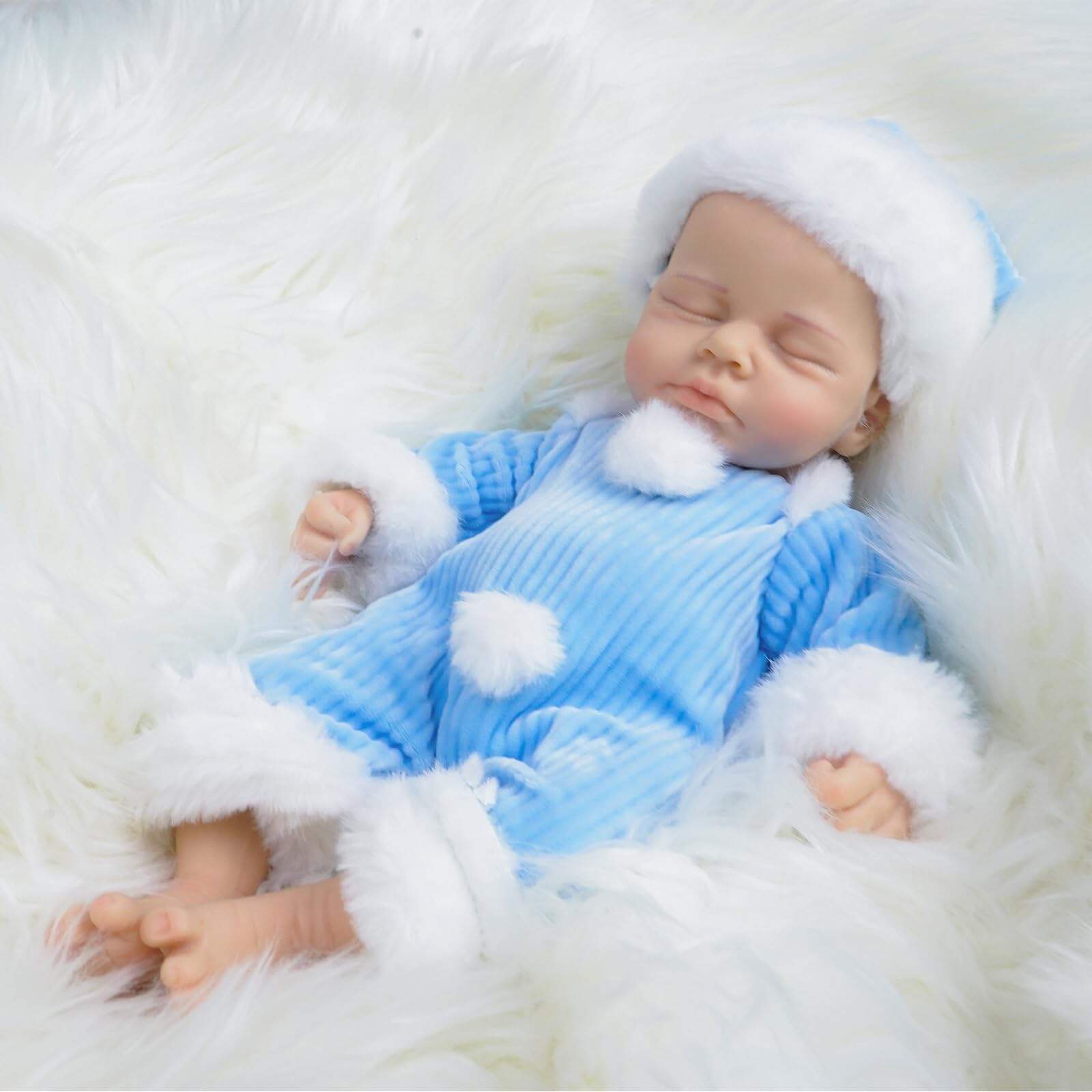 Muñeco de bebé renacido de AuroraVita Muñeco de silicona