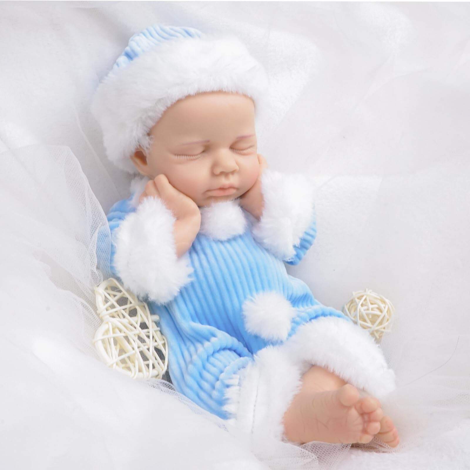 Muñeco de bebé renacido de AuroraVita Muñeco de silicona - Imagen 5