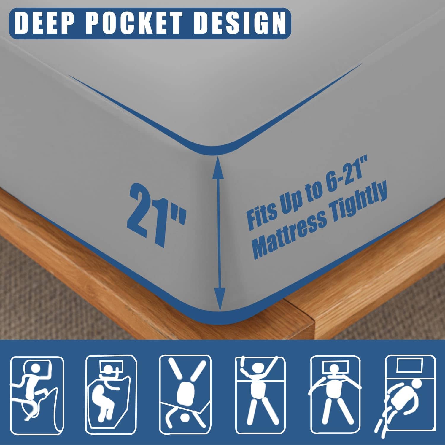 Protector de Colchón Impermeable Queen Size JamRest de 1 - Imagen 4