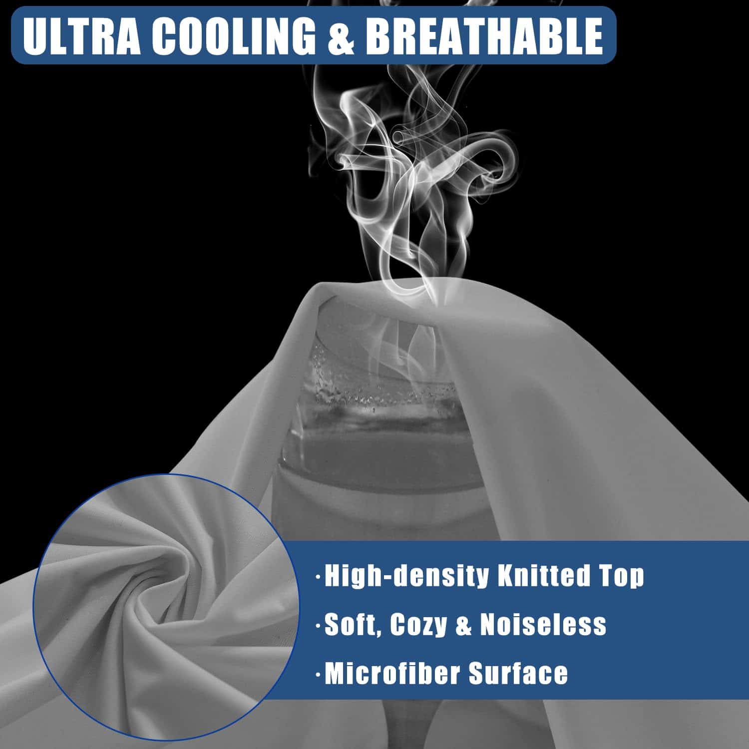 Protector de colchón impermeable Queen Size de 1 paquete - Imagen 5