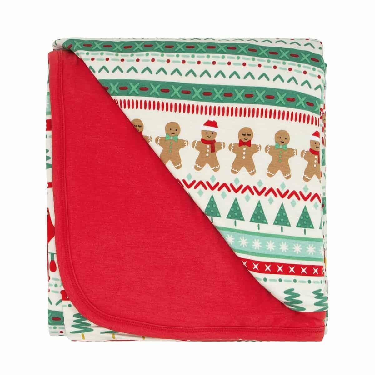 Manta de nube navideña Little Sleepies - Manta de bambú