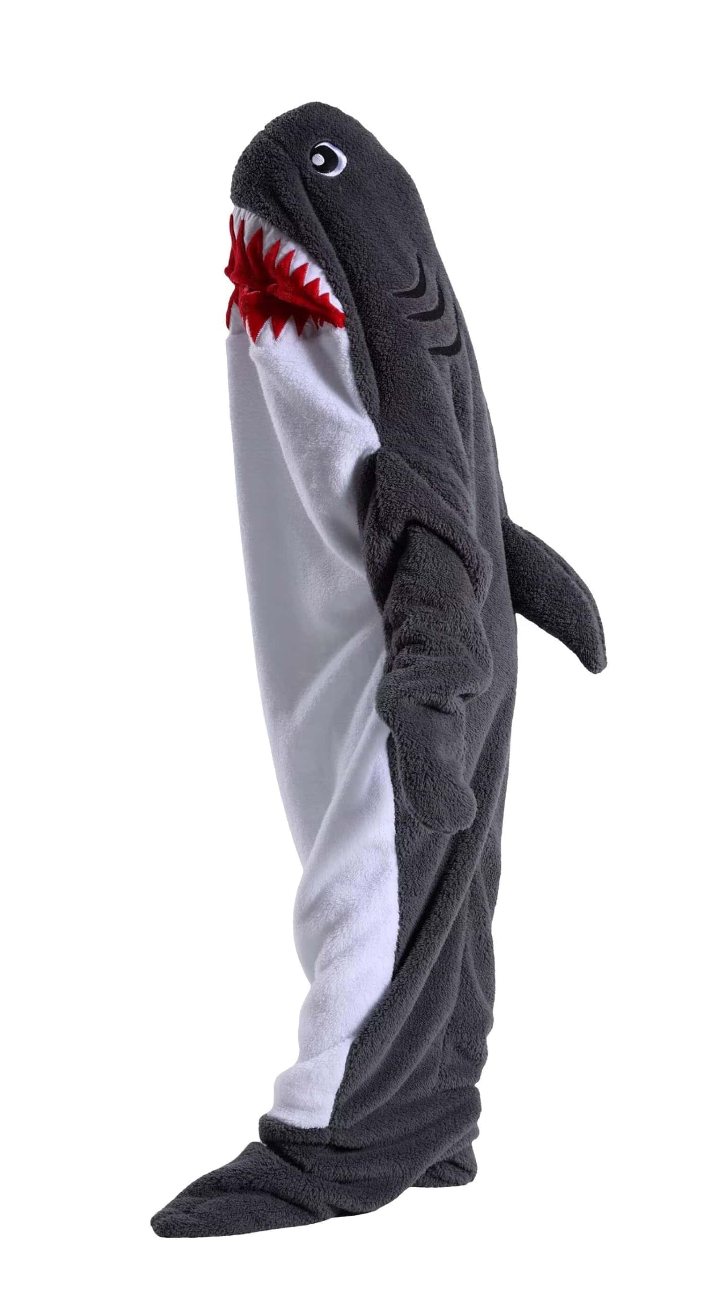 Manta con forma de tiburón para adulto, suave y cálida - Imagen 7