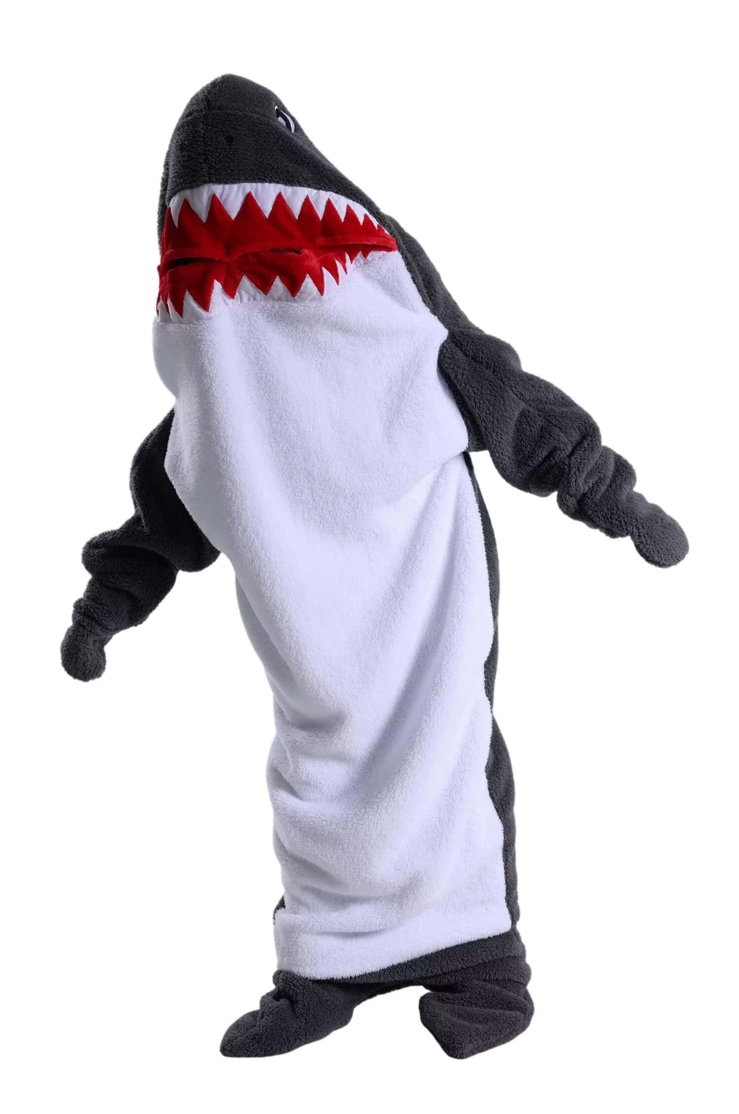 Manta con forma de tiburón para adulto, suave y cálida - Imagen 6