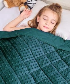 Manta Ponderada para Niños Yescool 5 lb Verde Navideña -